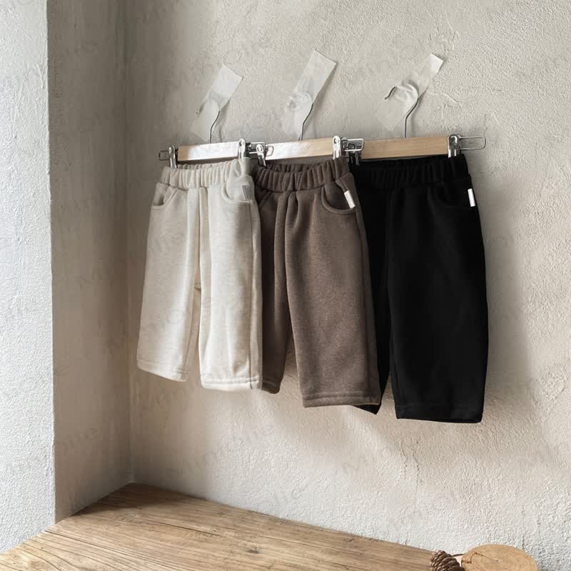 Baby Boy Fleece Solid Color Pants - image 2