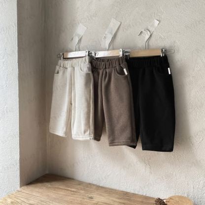 Baby Boy Fleece Solid Color Pants - image 2