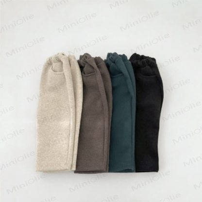 Baby Boy Fleece Solid Color Pants - image 1