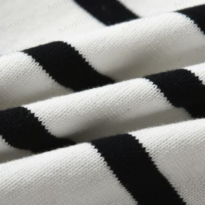 Baby Knitted Striped Heart Romper - image 10