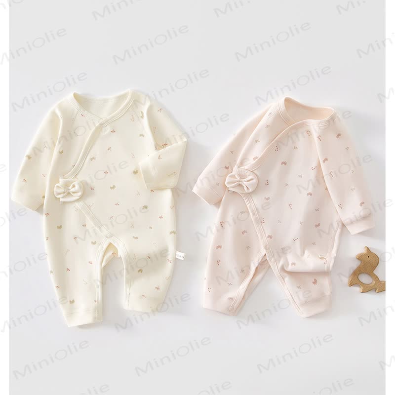 Baby Bow Newborn Sleepwear Romper  - image 1