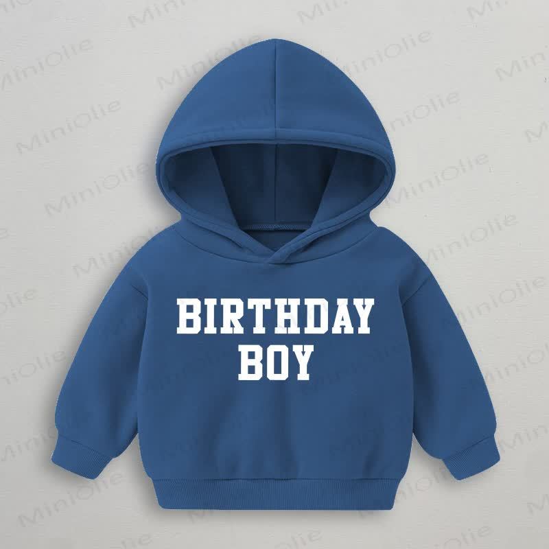 BIRTHDAY BOY Baby Blue Sweatshirt - Blue - 3-5T - image 1