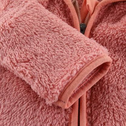 Baby Hooded Solid Color Outerwear - image 9