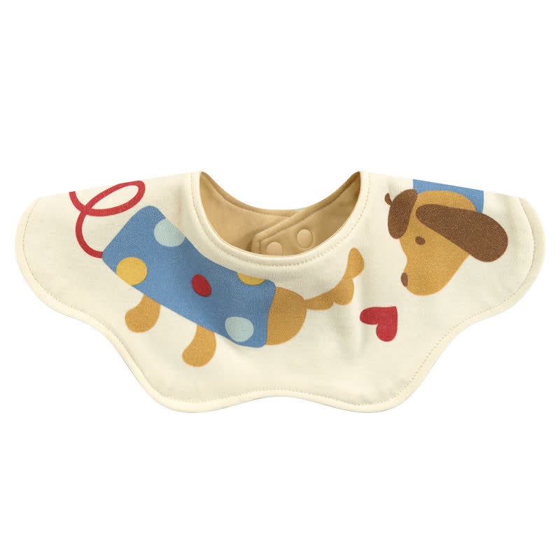 Baby Dachshund Double-sided Bib - image 3