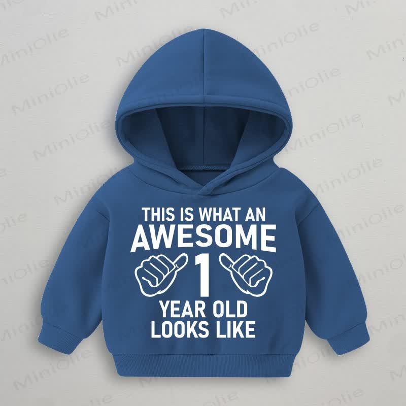 THIS IS WHAT AN AWESOME 1/2 YEAR OLD LOOKS LIKE Baby Blue Sweatshirt - Blue - 3-5T - image 1