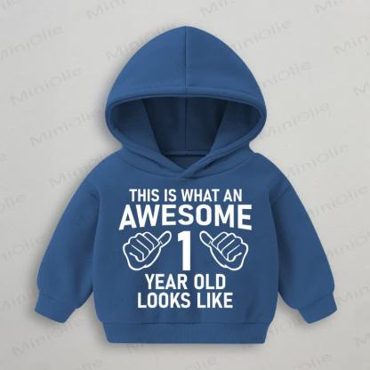 THIS IS WHAT AN AWESOME 1/2 YEAR OLD LOOKS LIKE Baby Blue Sweatshirt - Blue - 3-5T - image 1