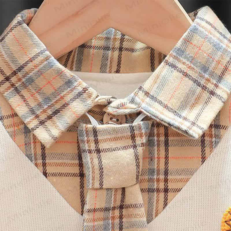 Baby Toddler Girl Plaid Pineapple Dress - image 6