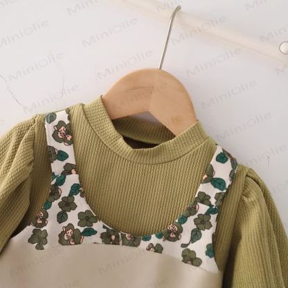 Baby Toddler Girl Flower Fake 2pcs Dress - image 7