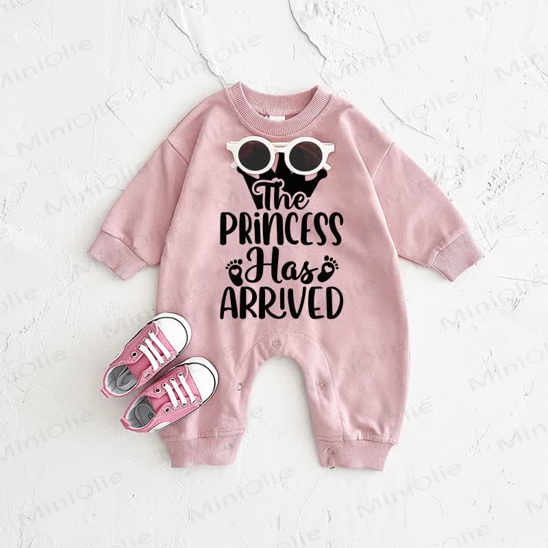 THE PRINCESS HAS ARRIVED Baby Pink Romper - Pink - 2-3T - image 1