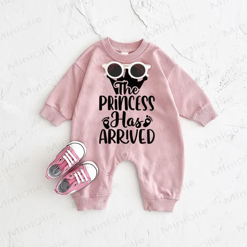 THE PRINCESS HAS ARRIVED Baby Pink Romper - Pink - 2-3T - image 1