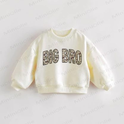 BIG BRO Baby Cream Sweatshirt - Cream - 3-5T - image 1