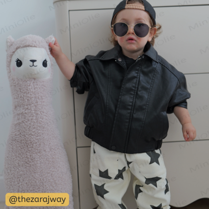 Baby Toddler Beige Star Pants - image 2