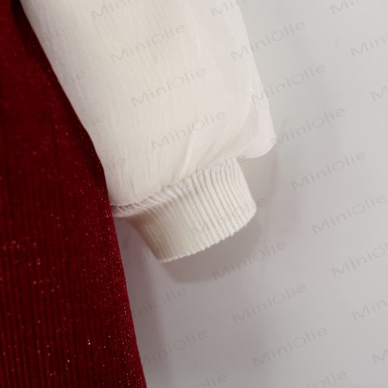 Baby Girl Bow Fleece Lined Dress - image 12