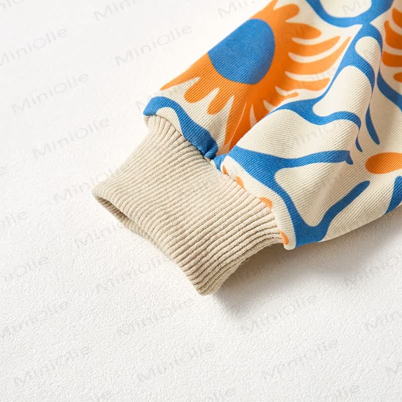 Baby Beige Plaid Floral 2-piece Set - image 4