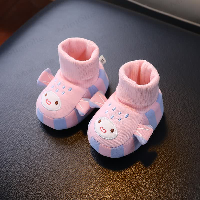 Baby Animal First-walker Shoes - Pink - 9-14M - image 2