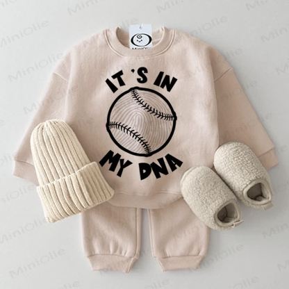 IT'S IN MY DNA Baby Baseball Beige 2-piece Set - Beige - 2-3T - image 1