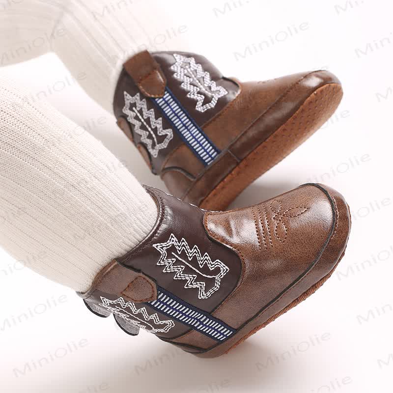 Baby Leaves Embroidered Boots - image 10