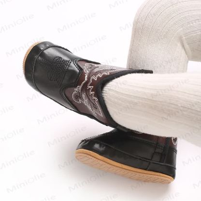 Baby Leaves Embroidered Soft Boots - image 11