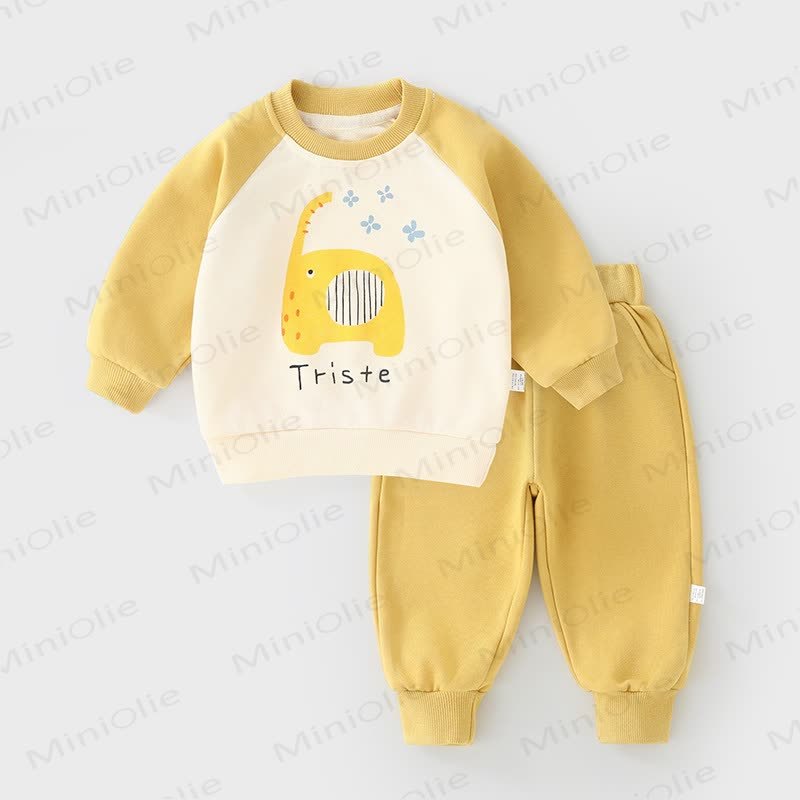 Baby Toddler Animal 2-piece Set - Yellow - 5-7T - image 5