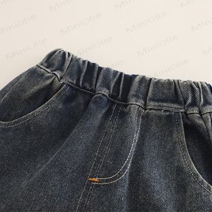 Baby Toddler Boy Denim 2-piece Set - image 12