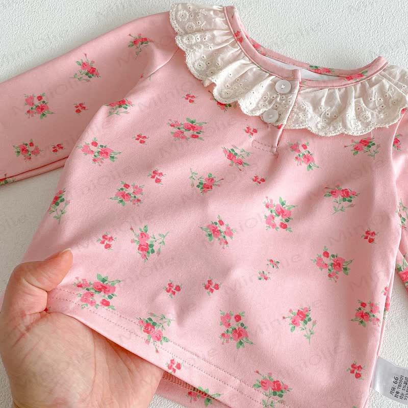 Baby Girl Flower 2-piece Lace Set - image 5