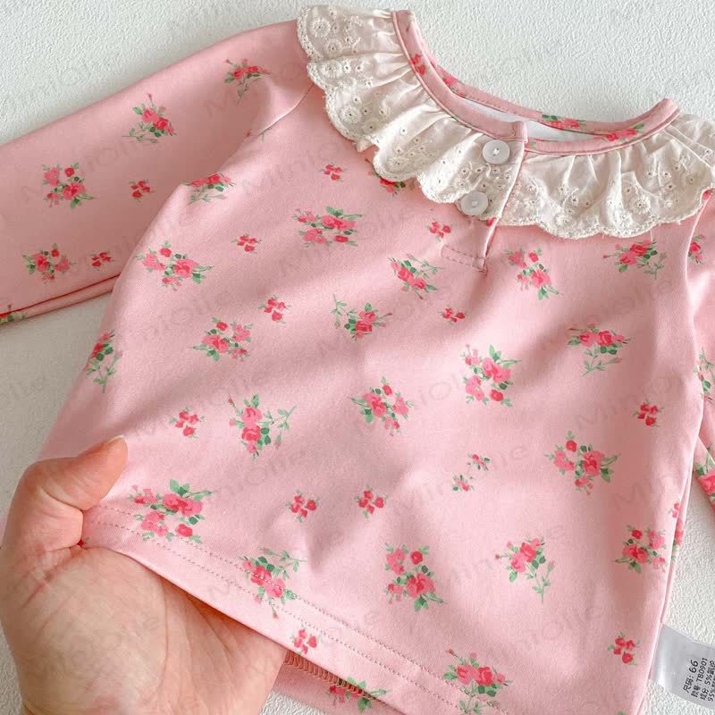 Baby Girl Flower 2-piece Lace Set - image 5