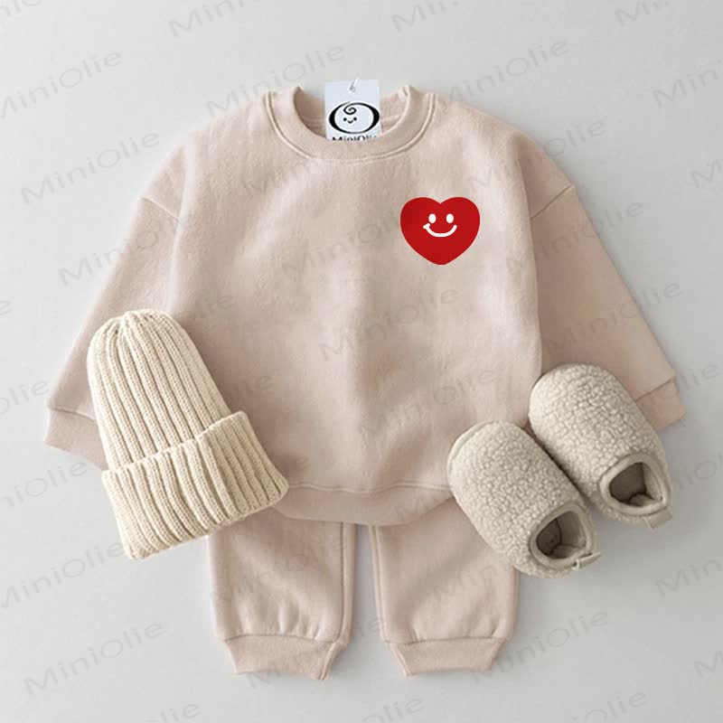 Baby Beige Heartfelt Smile 2-piece Set - Beige - 2-3T - image 1