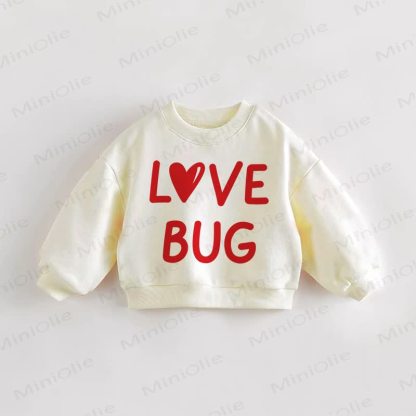 LOVE BUG Baby Toddler Cream Sweatshirt - Cream - 3-5T - image 1