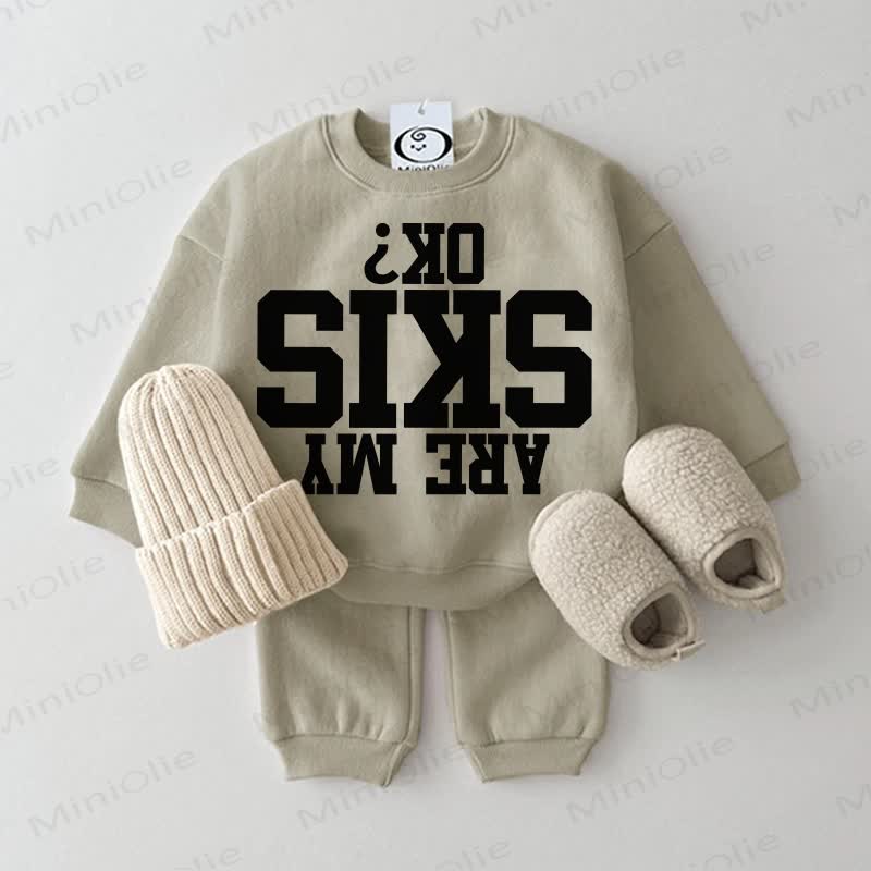 ARE MY SIKS OK? Baby Grey Green 2-piece Set - Grey Green - 2-3T - image 1