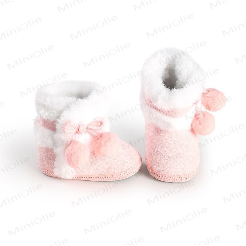 Baby Pompom Fleece Boots - image 19