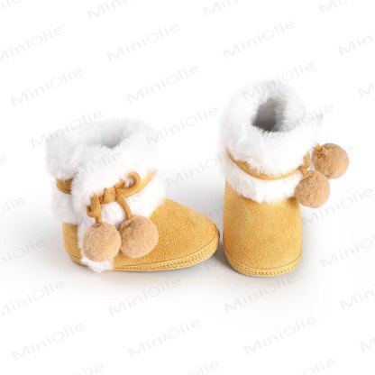 Baby Pompom Fleece Boots - image 33