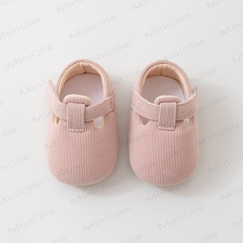 Baby Solid Color Prewalker Shoes - Pink - 7C - image 5