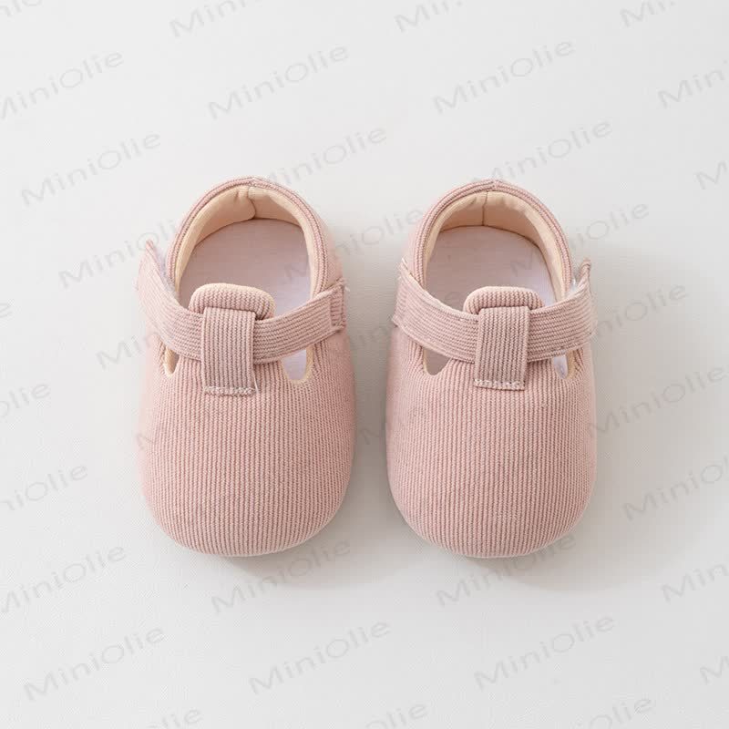 Baby Solid Color Prewalker Shoes - Pink - 7C - image 5