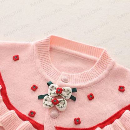 Toddler Girl Flower Sweet Bow Dress - image 6