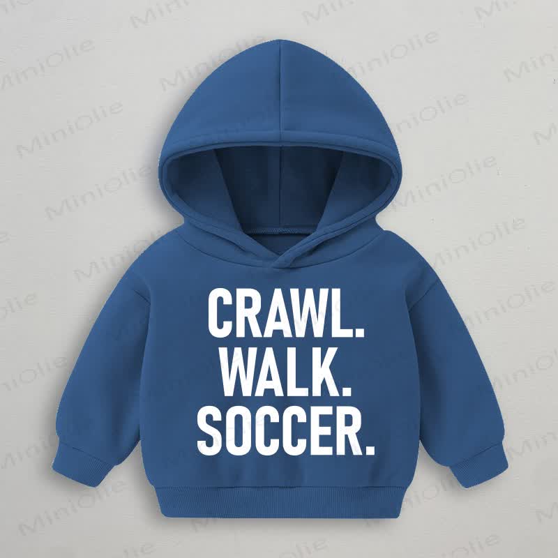 CREWL. WALK. SOCCER. Baby Blue Sweatshirt - Blue - 3-5T - image 1