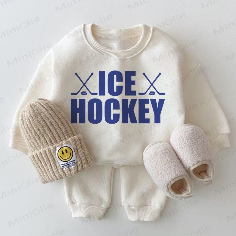 ICE HOCKEY Baby 2-piece White Set - White - 2-3T - image 1