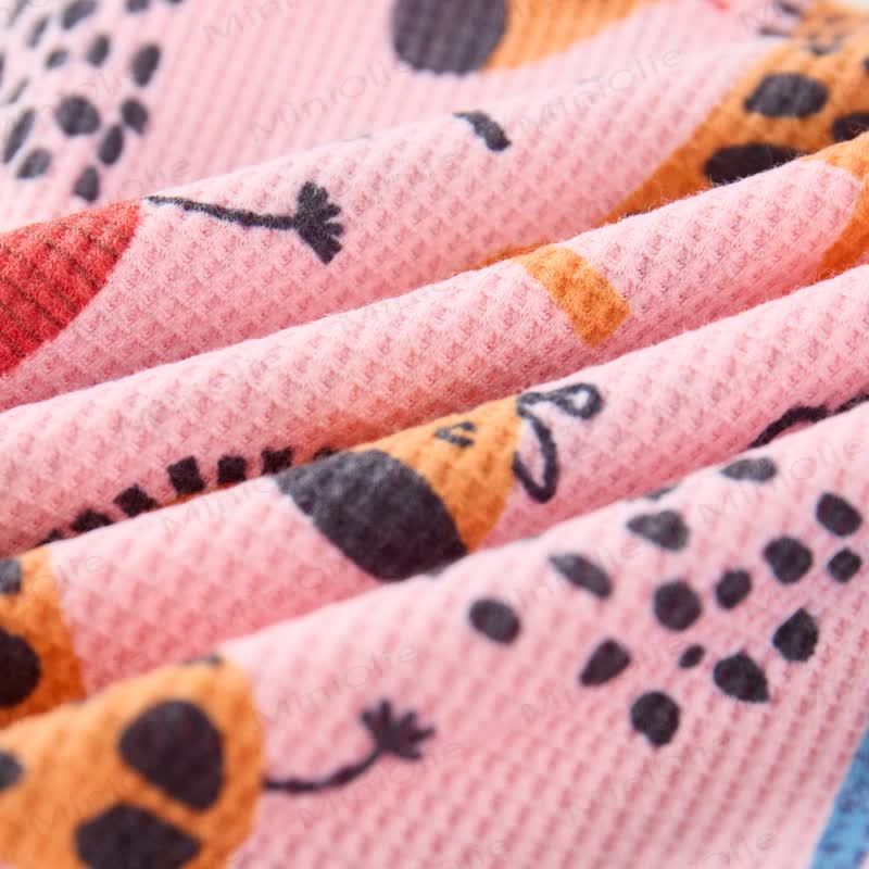 Baby Dinosaur Pink Waffle 2-piece Set - image 5