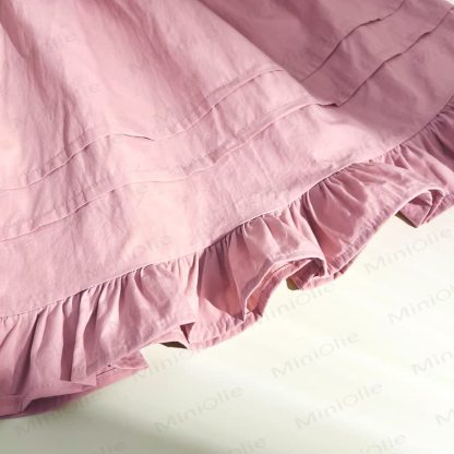 Toddler Girl Embroidery Flower Baby Collar Dress - image 10