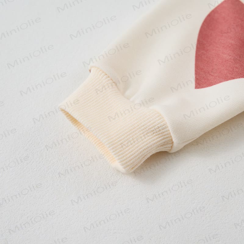  Baby Toddler Beige Love Lapel 2-piece Set - image 4