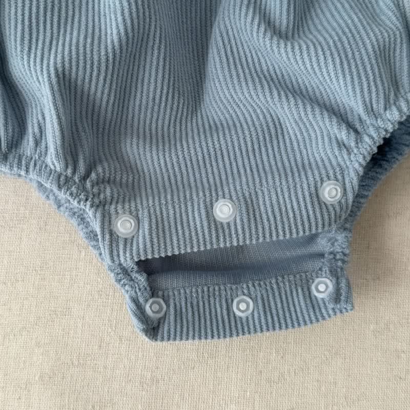 Baby Toddler Girl Lapel Flower Cord Dress/ Bodysuit - image 9