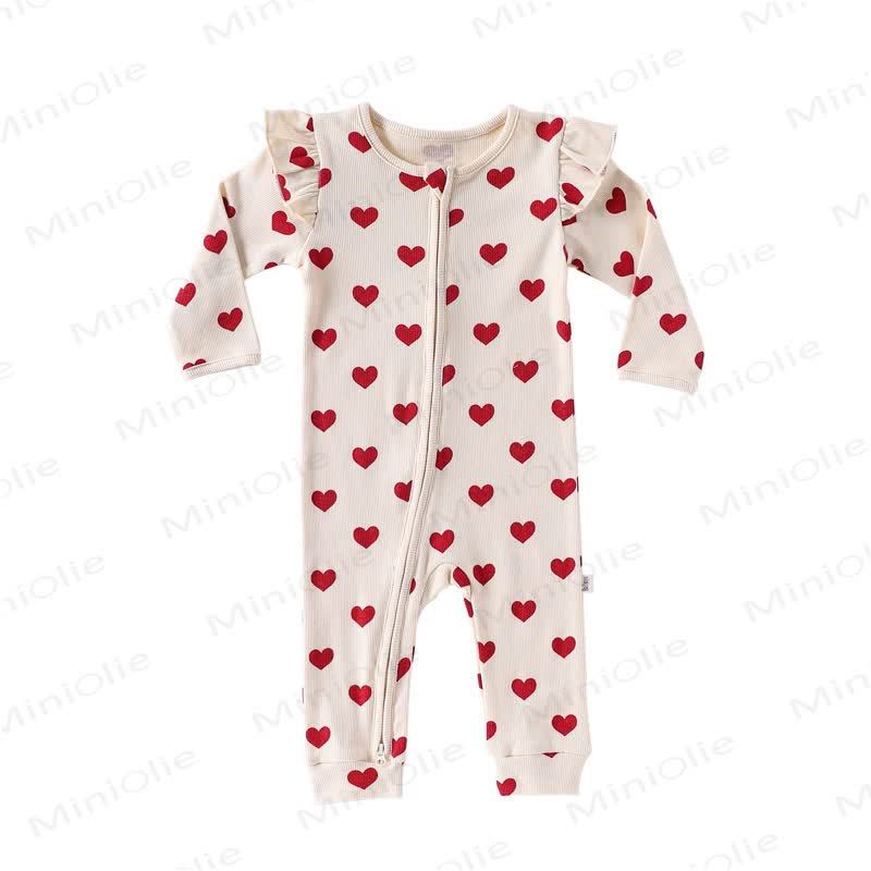 Baby Sweet Newborn Pajamas Romper - Apricot - 18-24M - image 3