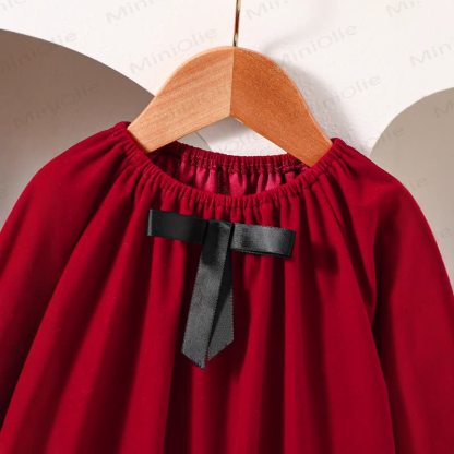 Baby Toddler Girl Bow Ruffles Dress - image 3