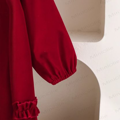 Baby Toddler Girl Bow Ruffles Dress - image 4