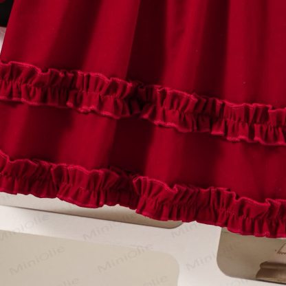 Baby Toddler Girl Bow Ruffles Dress - image 5