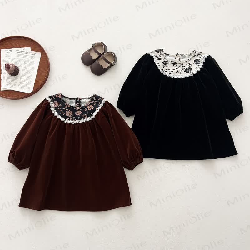 Baby Toddler Girl Lace Flower Dress - image 1