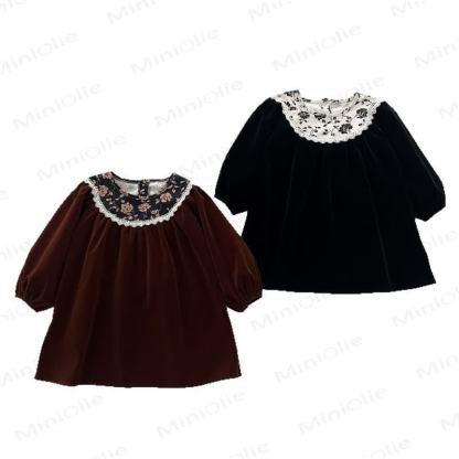 Baby Toddler Girl Lace Flower Dress - image 2