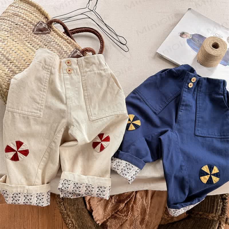 Baby Toddler Flower Loose Pants - image 1