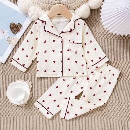 Baby Toddler Girl Love 2-piece Set - Burgundy - 3-4Y - image 3