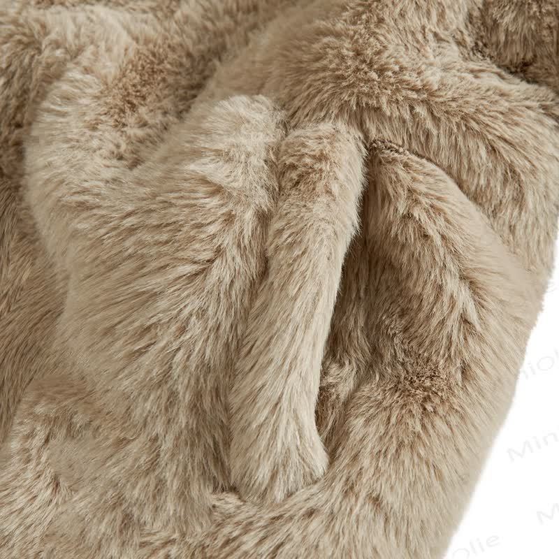 Toddler Solid Color Fleece Hooded Jacket - image 5