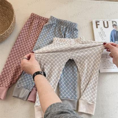 Baby Toddler Girl Flower Leggings - image 2